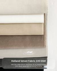 Holland Velvet Fabric 220 GSM | Knitted 58” Width, 50m Roll | Blazers, Jackets & Coats  in Surat